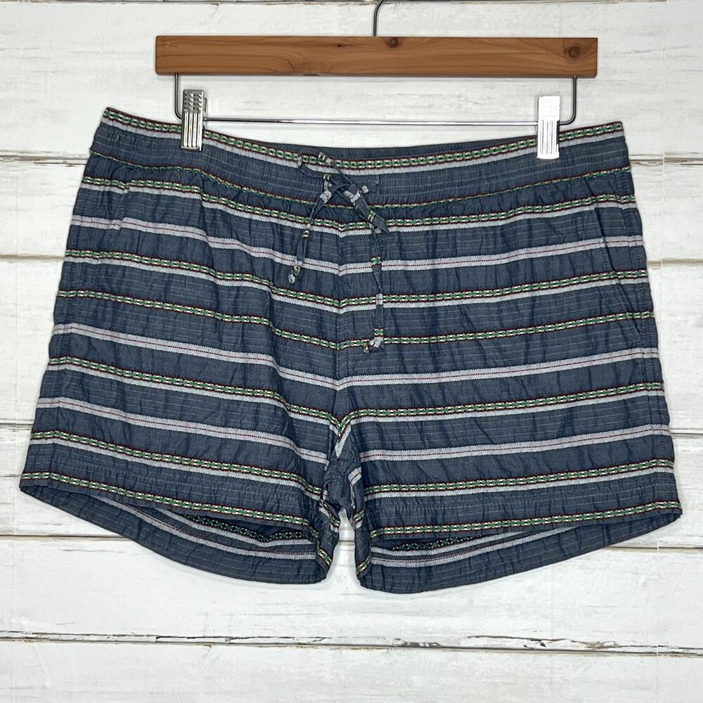 Mountain Khakis Helena Relaxed Fit Shorts Stripe Size Medium